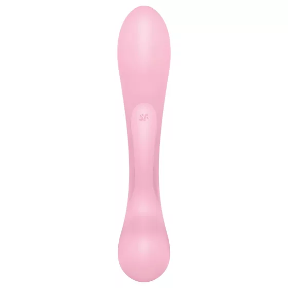Satisfyer Triple Oh - akumulátorový vibrátor s ramenem na klitoris (růžový)