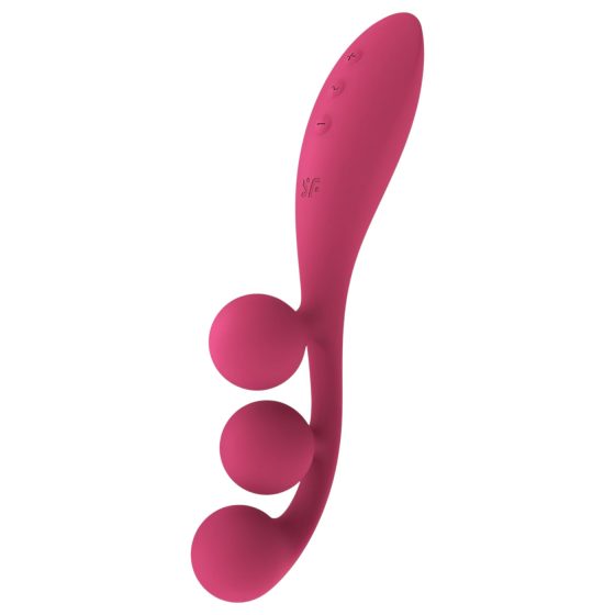 Satisfyer Tri Ball 1 - akumulátorový multifunkční vibrátor (červený)
