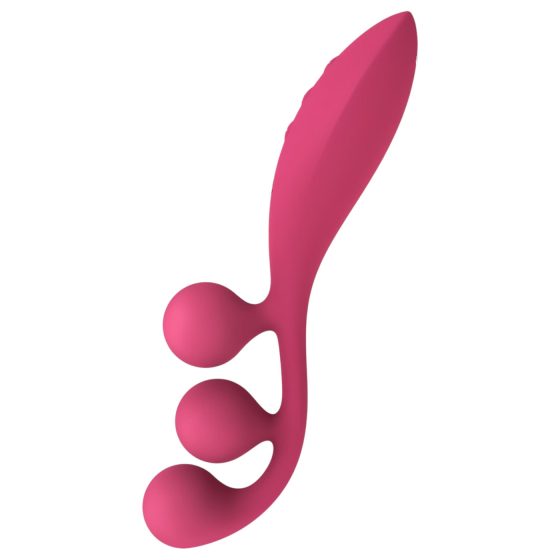 Satisfyer Tri Ball 1 - akumulátorový multifunkční vibrátor (červený)