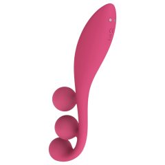   Satisfyer Tri Ball 1 - vibrační multifunkční vibrátor - dobíjecí - červený