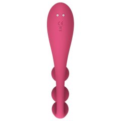   Satisfyer Tri Ball 1 - akumulátorový multifunkční vibrátor (červený)