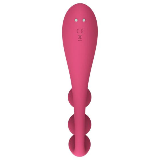 Satisfyer Tri Ball 1 - akumulátorový multifunkční vibrátor (červený)