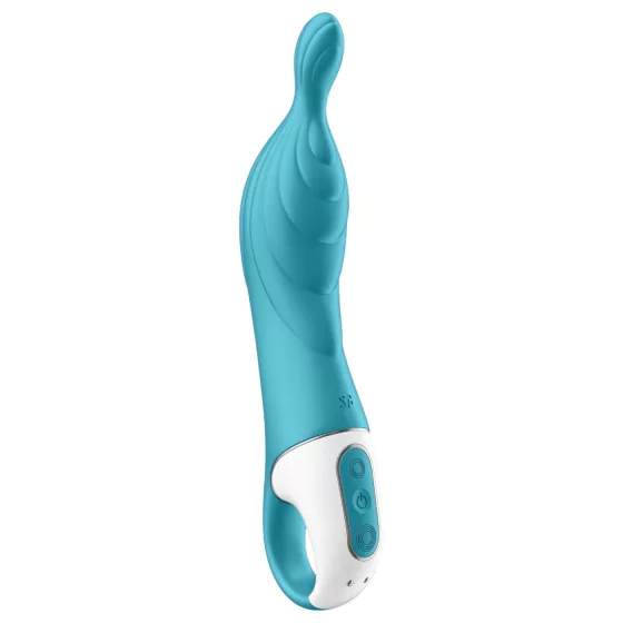 / Satisfyer A-Mazing 2 - akumulátorový vibrátor na bod A (tyrkysový)