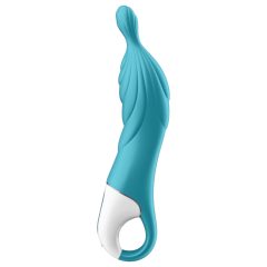 Satisfyer - vibrátor na bod A - dobíjecí - tyrkysový