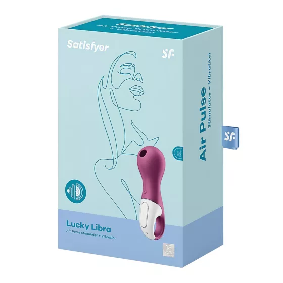 Satisfyer Lucky Libra - stimulátor klitorisu s tlakovými vlnami - fialová