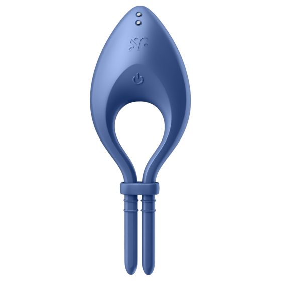 Satisfyer Bullseye - inteligentní vibrační erekční kroužek (modrý)