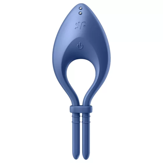 Satisfyer Bullseye - vibrační erekční kroužek - chytrý - modrý