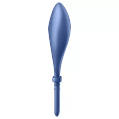   Satisfyer Bullseye - Vibrační erekční kroužek pro muže s ovládáním přes aplikaci (modrý)