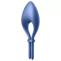   Satisfyer Bullseye - Vibrační erekční kroužek pro muže s ovládáním přes aplikaci (modrý)
