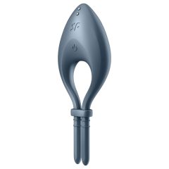   Satisfyer Bullseye - chytrý vibrační erekční kroužek (šedý)