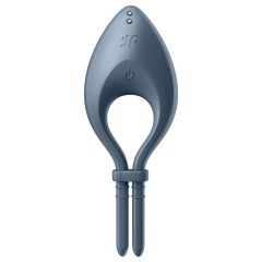   Satisfyer Bullseye - chytrý vibrační erekční kroužek (šedý)