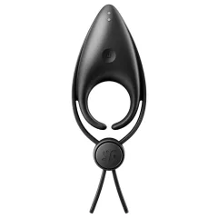   Satisfyer Sniper - vibrační erekční kroužek - dobíjecí silikon černý
