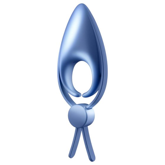 Satisfyer Sniper - vibrační erekční kroužek - dobíjecí silikon modrý