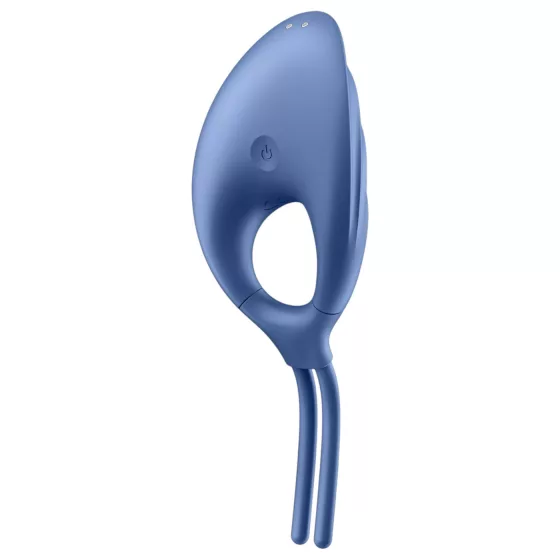 Satisfyer Swordsman - akumulátorový vibrační erekční kroužek (modrý)