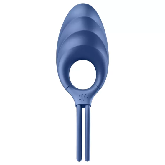 Satisfyer Swordsman - akumulátorový vibrační erekční kroužek (modrý)