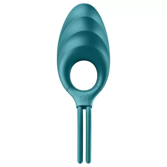 Satisfyer Swordsman - akumulátorový vibrační erekční kroužek (zelený)