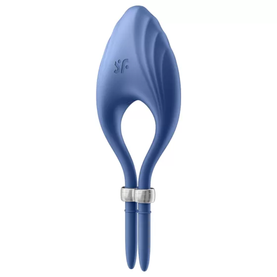 Satisfyer Duelist - akumulátorový vibrační erekční kroužek (modrý)