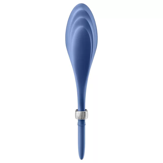Satisfyer Duelist - akumulátorový vibrační erekční kroužek (modrý)