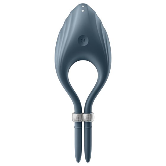 Satisfyer Duelist - akumulátorový vibrační kroužek na penis (šedý)