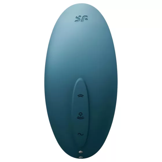 Satisfyer - vibrátor na klitoris s tlakovými vlnami - dobíjecí - modrý