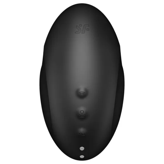 Satisfyer Vulva Lover 3 - stimulátor klitorisu s tlakovými vlnami (černý)