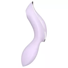   Satisfyer Curvy Trinity 2 - 2v1 vibrátor s tlakovými vlnami (fialový)