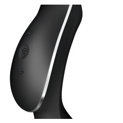   Satisfyer Curvy Trinity 2 - vzduchová 2v1 vibrátor (černá)