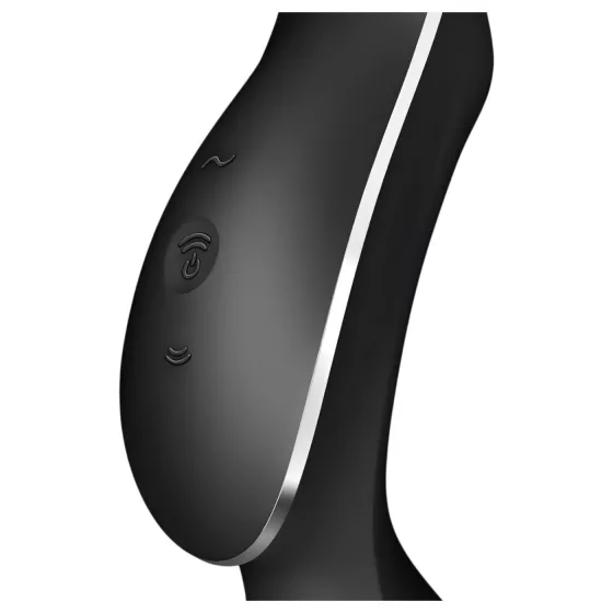 Satisfyer Curvy Trinity 2 - 2v1 vibrátor s tlakovými vlnami (černý)