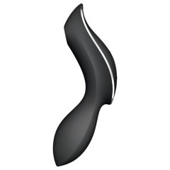   Satisfyer Curvy Trinity 2 - vzduchová 2v1 vibrátor (černá)