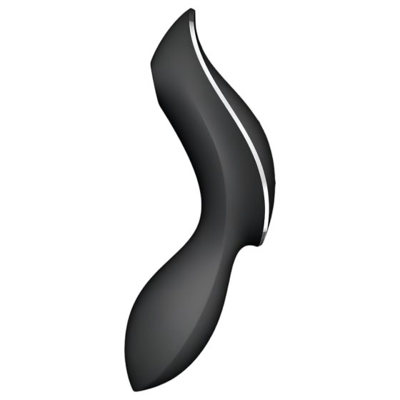 Satisfyer Curvy Trinity 2 - vzduchová 2v1 vibrátor (černá)