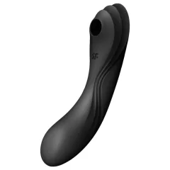   Satisfyer Curvy Trinity 4 - 2v1 vibrátor s tlakovými vlnami (černý)