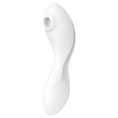   Satisfyer Curvy Trinity 5+ - aplikací ovládaný 2v1 vibrátor (bílý)