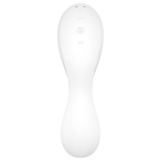 Satisfyer Curvy Trinity 5+ - chytrý 2v1 vibrátor (bílý)