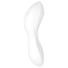   Satisfyer Curvy Trinity 5+ - aplikací ovládaný 2v1 vibrátor (bílý)