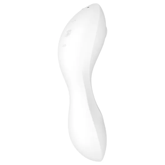 Satisfyer Curvy Trinity 5+ - aplikací ovládaný 2v1 vibrátor (bílý)