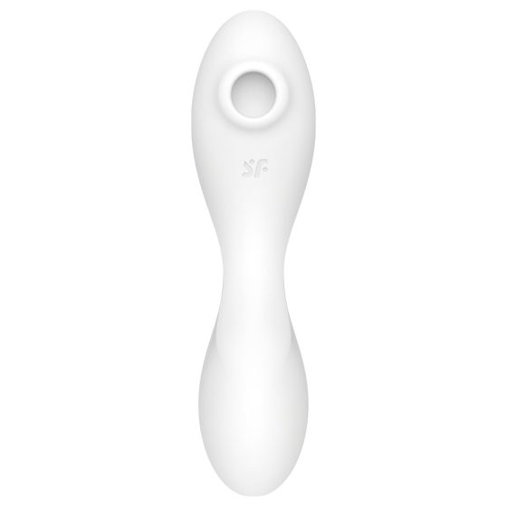 Satisfyer Curvy Trinity 5+ - chytrý 2v1 vibrátor (bílý)