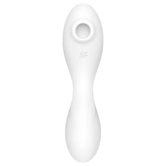 Satisfyer Curvy Trinity 5+ - aplikací ovládaný 2v1 vibrátor (bílý)