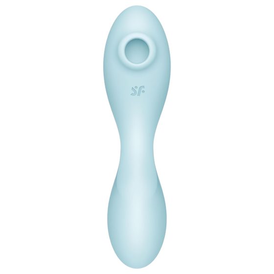 Satisfyer Curvy Trinity 5+ - chytrý 2v1 vibrátor (modrý)