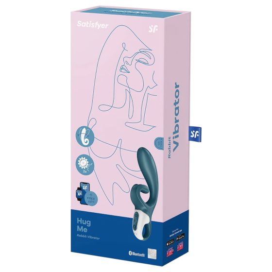 Satisfyer Hug Me - inteligentní vibrátor s ramenem na klitoris (modrý)