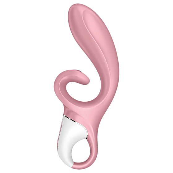 Satisfyer Hug Me - chytrý vibrátor s ramínky na klitoris (růžový)