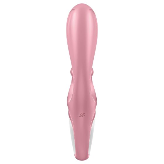 Satisfyer Hug Me - chytrý vibrátor s ramínky na klitoris (růžový)