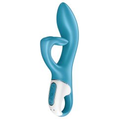   Satisfyer Embrace Me - vibrátor s ramenem na klitoris - dobíjecí - tyrkysový