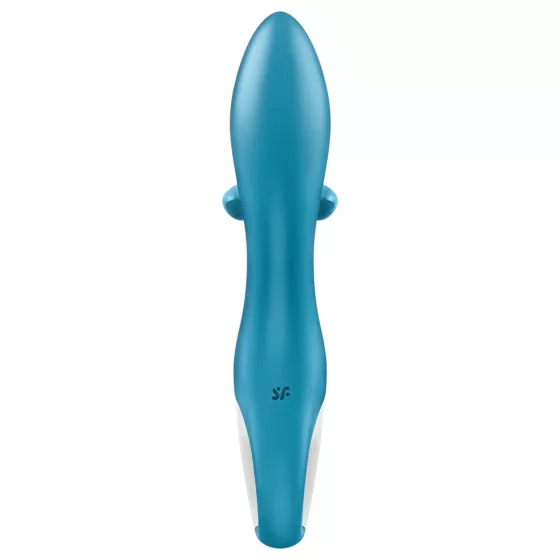 Satisfyer Embrace Me - vibrátor s ramenem na klitoris - dobíjecí - tyrkysový
