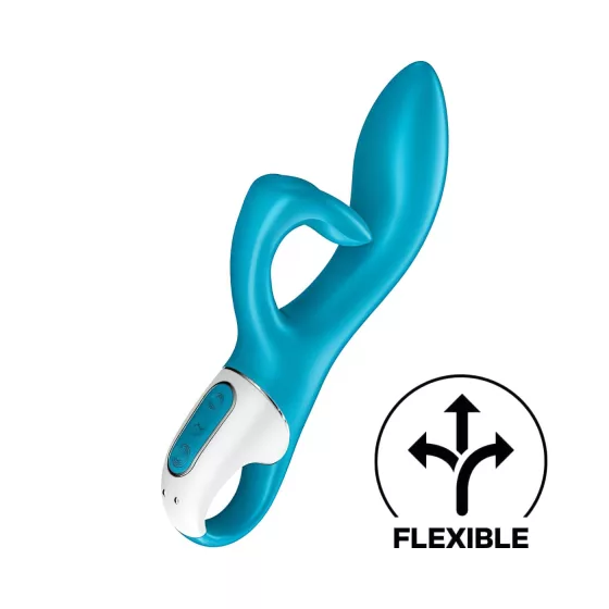 Satisfyer Embrace Me - vibrátor s ramenem na klitoris - dobíjecí - tyrkysový