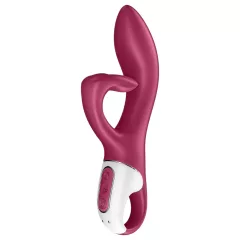   Satisfyer Embrace Me - akumulátorový vibrátor s ramenem na klitoris (červený)