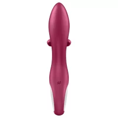   Satisfyer Embrace Me - akumulátorový vibrátor s ramenem na klitoris (červený)