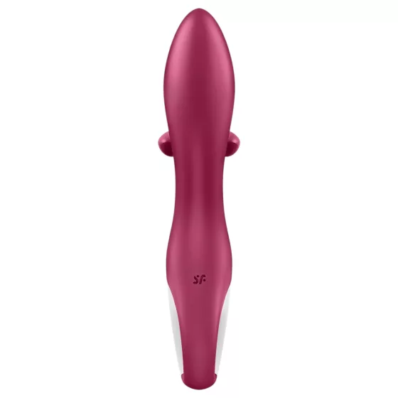 Satisfyer Embrace Me - vibrátor s ramenem na klitoris - dobíjecí - červený