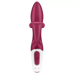   Satisfyer Embrace Me - akumulátorový vibrátor s ramenem na klitoris (červený)