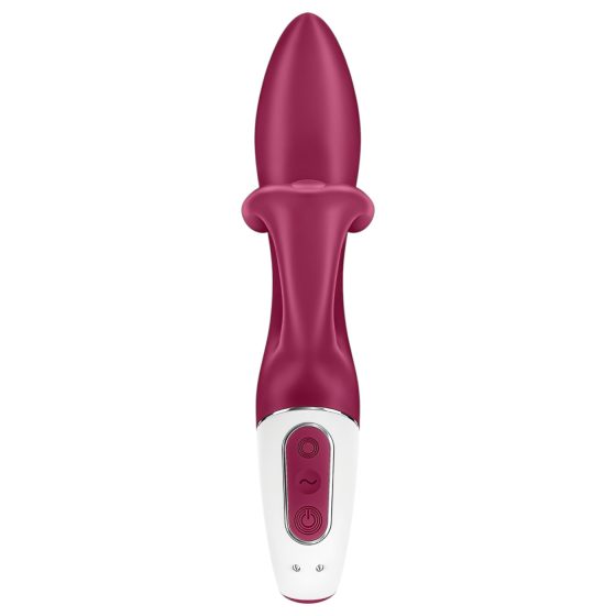 Satisfyer Embrace Me - nabíjecí vibrátor s raménkem na klitoris (červený)