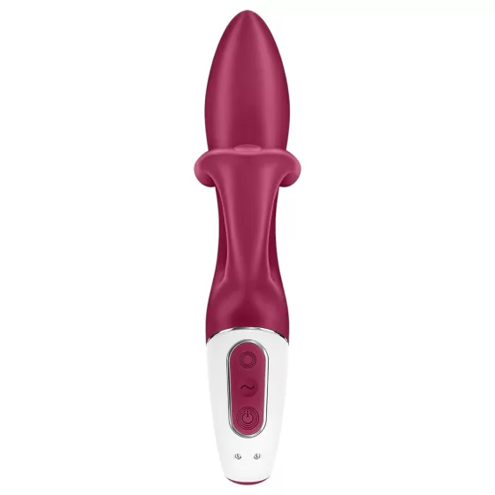 Satisfyer Embrace Me - vibrátor s ramenem na klitoris - dobíjecí - červený